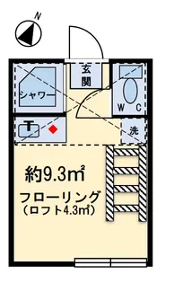 フェリスウイング【1階】の間取り