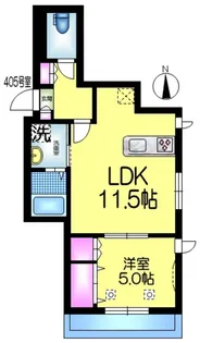 ビレッタ市川【4階】の間取り