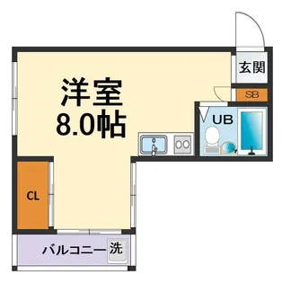 メゾンモナムール【3階】の間取り