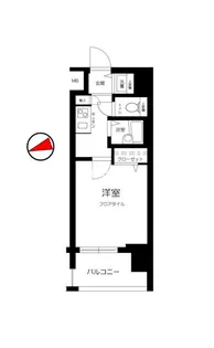 トーシンフェニックス芝アストラーレ【3階】の間取り