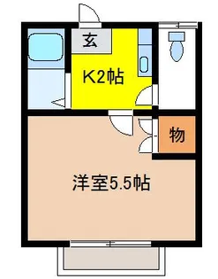 フォレストヒルズ(壬生)【2階】の間取り