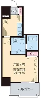 マノワール駒沢【8階】の間取り