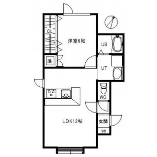 La Tour【1階】の間取り