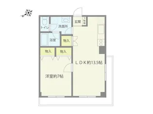 シャトレ―深沢【4階】の間取り