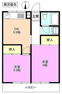 コーポ大木【2階】の間取り