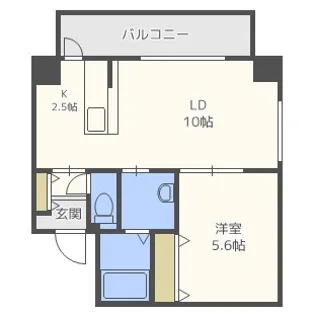 プリズムヴィラ【8階】の間取り