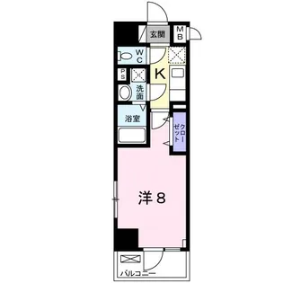 サン・パラスト【1階】の間取り