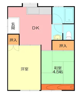コーポ今井【2階】の間取り