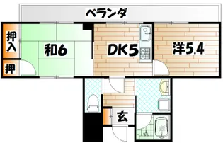 プラスワンビル【5階】の間取り