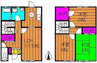 アトリオの間取り