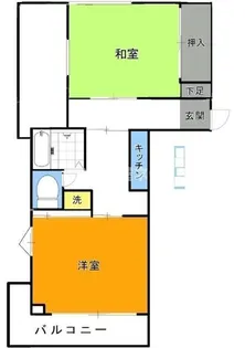 コンフォール長沼【2階】の間取り