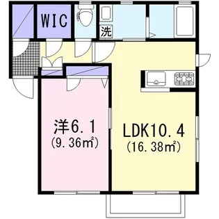 シアンサージュ【2階】の間取り