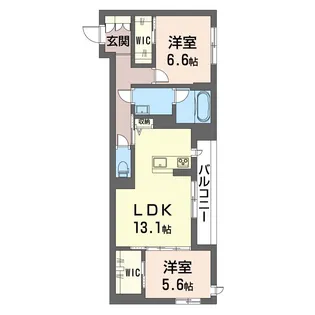 プラチナバレー【2階】の間取り