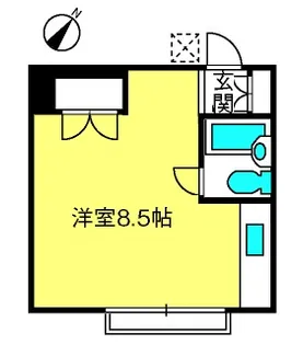 ライムハイツ【2階】の間取り
