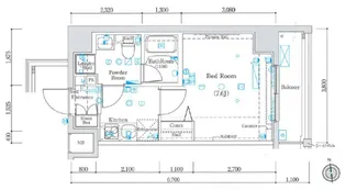 RzPLACE.AZEST高島平【7階】の間取り