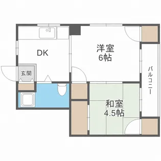 ビスタ四天王寺【10階】の間取り