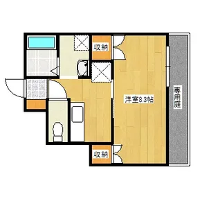 RELUXIA 北棟【1階】の間取り