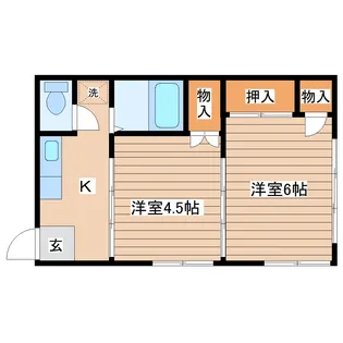 クレールショージ【2階】の間取り