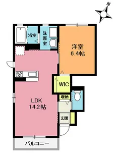 ポルト未来 A【1階】の間取り