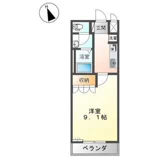 ディア ミルケーション【2階】の間取り