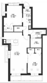フォレットおおたか【2階】の間取り