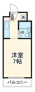 カモエKマンション【2階】の間取り