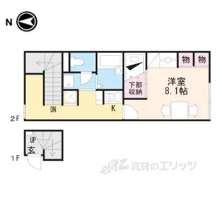 レオパレス山の辺【2階】の間取り