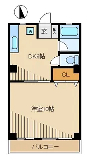 マンション富士【3階】の間取り