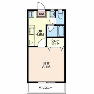 フォンテーヌ軽井沢【1階】の間取り