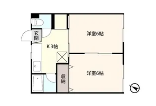 ラ・ネージュ小柳II【2階】の間取り