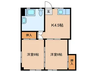 第二白井ビル【5階】の間取り