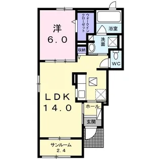 メルベイユ 由布 I【1階】の間取り