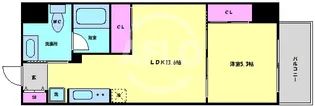 U Residence Temmabashi【7階】の間取り