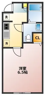 クレール十条【2階】の間取り