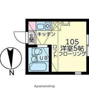 ユナイト岡沢パフェ・ドゥ・モンブラン【1階】の間取り
