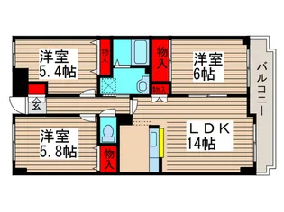 ディオラシス【4階】の間取り