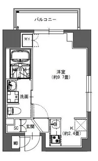 La Douceur東神田【8階】の間取り