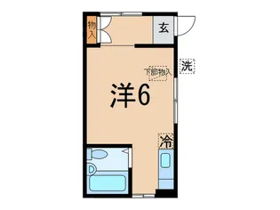 サンハイム馬込【1階】の間取り