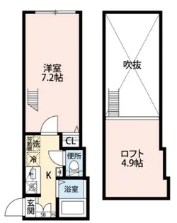グランクオール立石ノースレジデンス【2階】の間取り