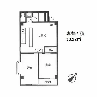 シティレジデンス【3階】の間取り