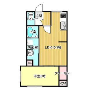 西喜荘【2階】の間取り