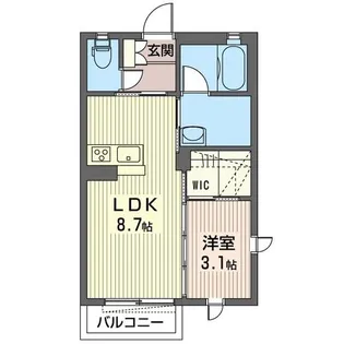 アミコート【2階】の間取り