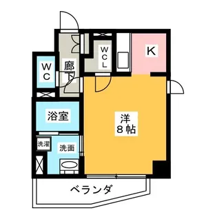 Le Grand Bleu【4階】の間取り