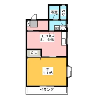 ケルンII【2階】の間取り