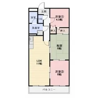 シントクマンション【2階】の間取り