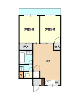 東松山マンション【3階】の間取り