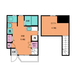Soleil芝高木【1階】の間取り