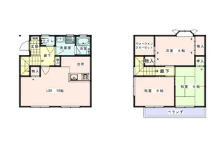 エクセレントベル【1階】の間取り