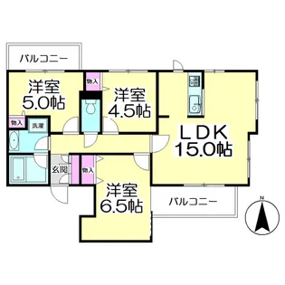 さくらマンション【4階】の間取り