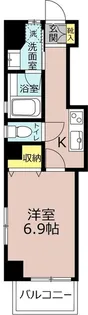 中駒名駅西マンション【4階】の間取り